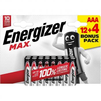 Lot de 16 piles « Max Alkaline » Micro / AAA