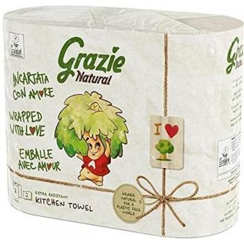 Pacote com 3 toalhas de papel absorvente