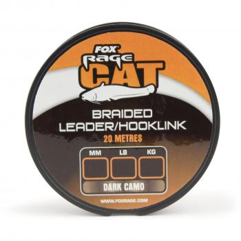 Camuflaje Dark Fox Rage Cat Braided Leader 20 m