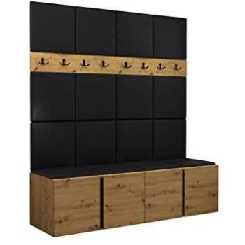 Set Corridoio Hartford 268 – Eco Pelle Soft 011 (Da Terra, Montaggio a Parete)