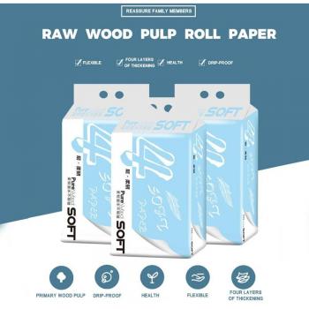 Papier essuie-tout blanc 6 rouleaux 4 plis
