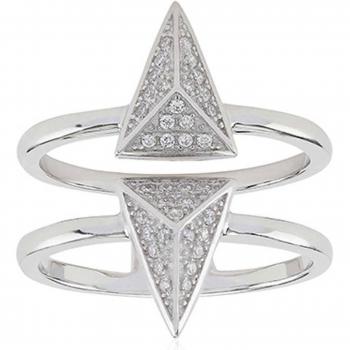 Anillo Sif Jakobs con circonitas, modelo R0043-CZ, tamaño 56