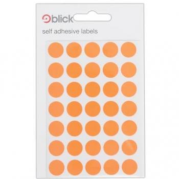 Blick Red Self Adhesive Round Labels 13mm Dia, 140 Labels per Bag, Suitable for Home, Office, Family, School Organising and Colour Coding