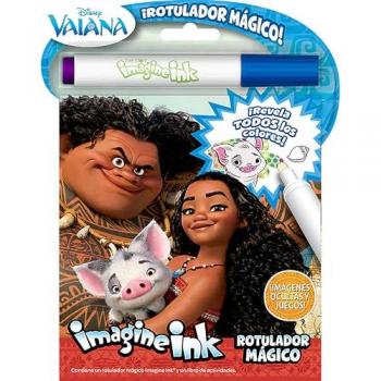 Vaiana. Rotulador mágico: Libro para colorear y actividades con rotulador mágico (Tapa blanda).