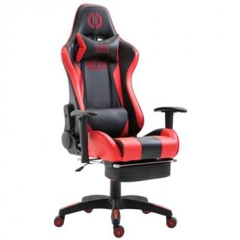 Chaise Bureau STARK CLP Similicuir 136 kg Rouge Réglable
