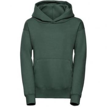 JERZEES Plain Hoodie, Black, Size 11‑12 Years