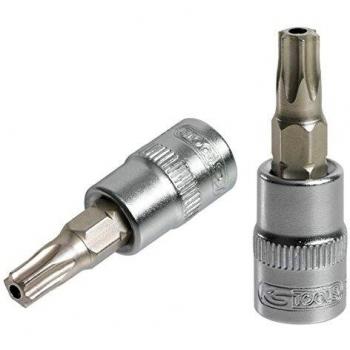 Douille TORX® percée 1/4