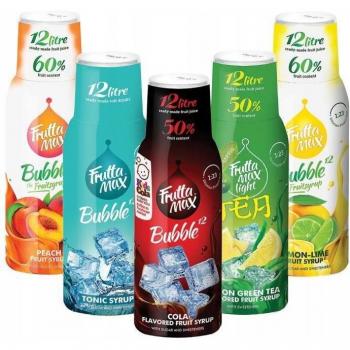 Insieme di 5 sciroppi Fruttamax lime