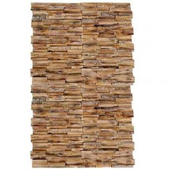 Paneles de Pared Industrial 3D Teca