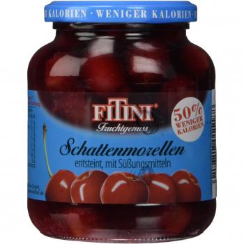 Fitini Sauerkirschen ohne Stein 185 g – mit Süßstoff