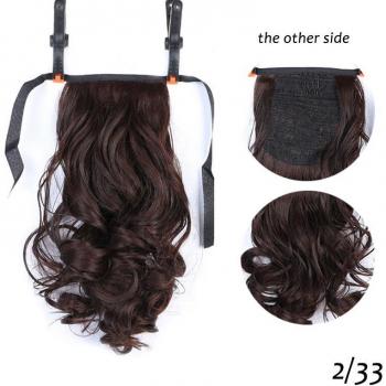 Extensiones de Cabello Rizado en Coleta con Clip y Horquillas