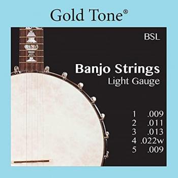 Cordes Banjo Tirant Léger Gold Tone