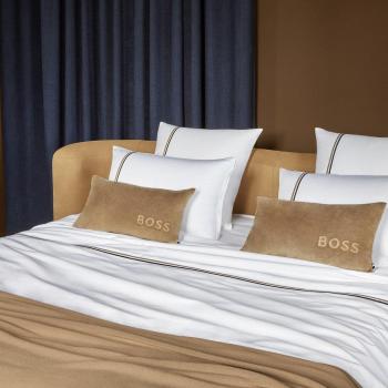 Couette Satin Beige Boss Home B Linea 240 × 220 cm