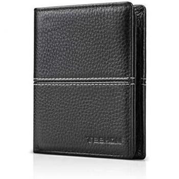 TEEHON® Portafoglio Uomo Vera Pelle RFID Blocking