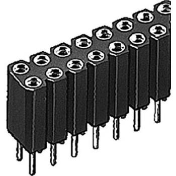 Barrette Femelle Fischer Elektronik 2 rangées 36 pôles