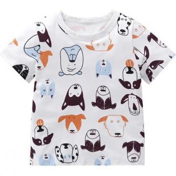 Baby Boys and Girls Cartoon Print T-shirt 6M-3T