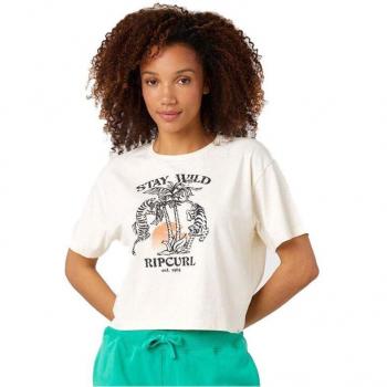 Camiseta Stay Wild Rip Curl Mujer Blanco