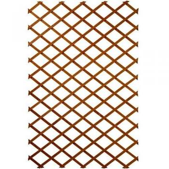 Treillis en bois marron 100 x 300 cm