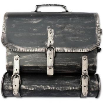 HMF Unikat Briefkasten Antik mit Zeitungsfach