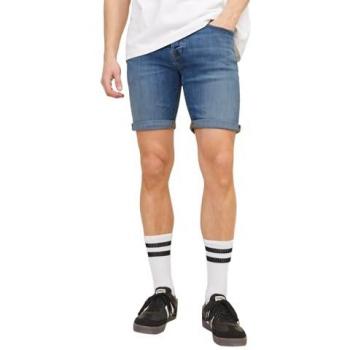 Jack & Jones Shorts Denim Azul Masculino JJIRICK JJFOX 50SPS CB 037 SN
