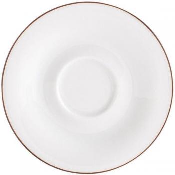 Kahla Pronto Untertasse 12 cm, cocabraun, rund, 6 Stück