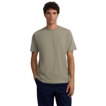 Silbon Men’s L Green Tee with Mini Logo – Short Sleeve