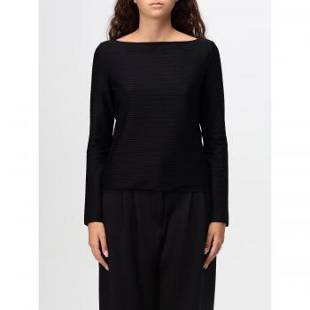 Top nero Emporio Armani in tessuto elasticizzato XL