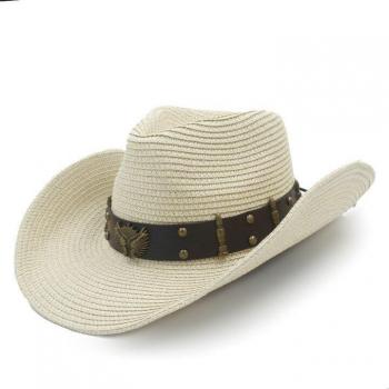 Chapeau de paille été style western