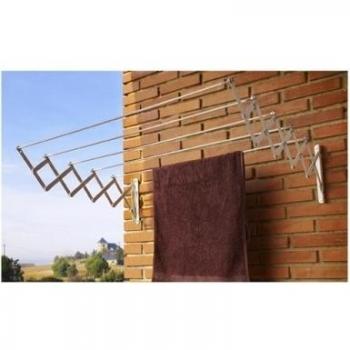 Tendedero Pared 5 B. 140cm Ext Ac.ep. Bl Acordeon Cuncial