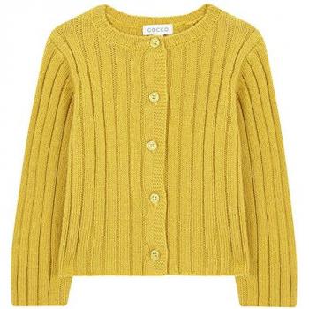 Gocco, Chaqueta Canalé para Bebés, Amarillo, 12/18