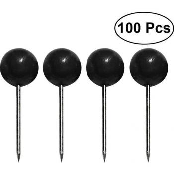 Stainless Steel Round Head Map Tacks, 100 Pieces
