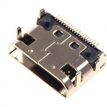 10pcs Mini HDMI Female Receptacle SMD 19 Pin Right Angle Surface Mount PCB Rohs
