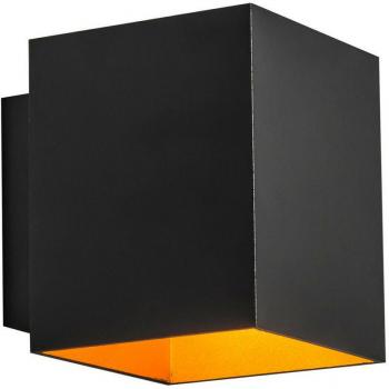 Lampada da Parete Zumaline Up & Down Nero Oro
