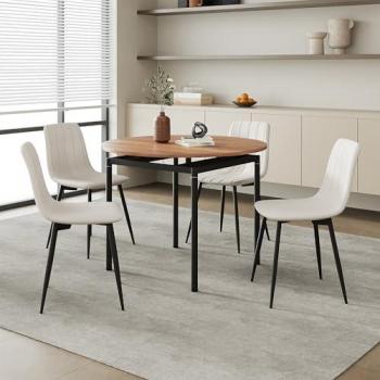 Set Hemnes : table de salle à manger et quatre chaises