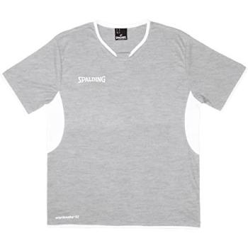 Spalding Hustle Shooting Shirt Kids Grey