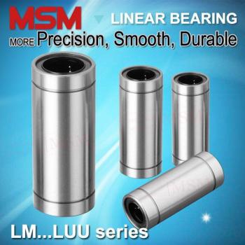 LM5LUU LM6LUU LM8LUU LM10LUU LM12LUU LM16LUU LM20LUU LM25LUU LM30LUU 4pcs Linear Bearings