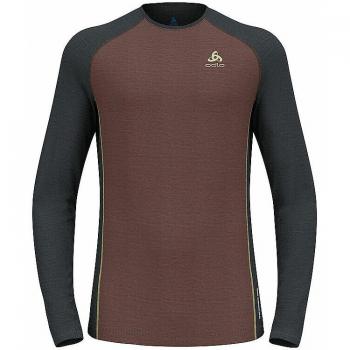 Odlo Natural Performance Wool 130 Langarmshirt Herren, M, rot
