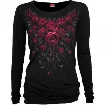 Long Shirt Spiral Women Blood Rose RNB