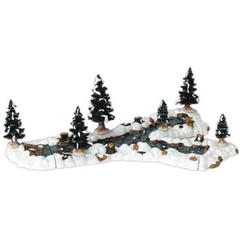 Lemax Winter‑Village Gabelset Mühlenbach, 10‑er Pack