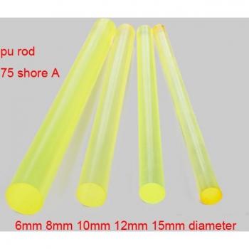 12mm Polyurethane Round Rod 75A Shore Hardness