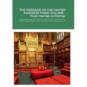 Gregorio, Mario: THE PEERAGE OF THE UNITED KINGDOM THIRD VOLUME
