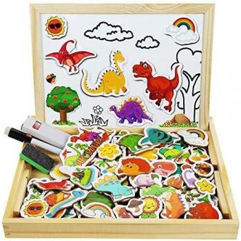 Magnetic Dinosaur Drawing Easel