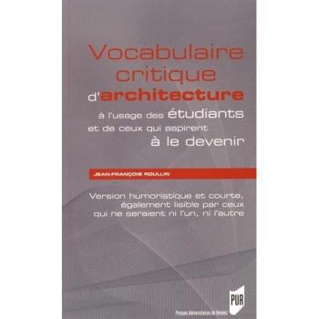 Vocabulaire critique d architecture