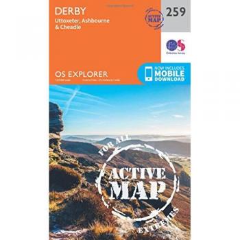 Ordnance Survey Map of Derby