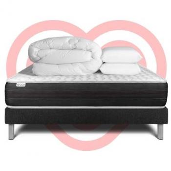 Cama Integral Vitalspring 180x200 – Conjunto de Colchón, Somier y Accesorios