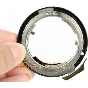Nikon G AF-S AI F Lens to Canon 7D/5D Adapter