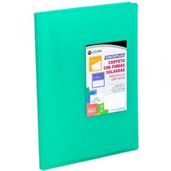 Carpeta fundas Carchivo PP 20F Verde