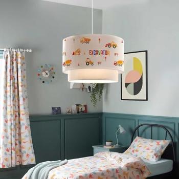 Suspension Lurgan pour enfant thème engins de chantier