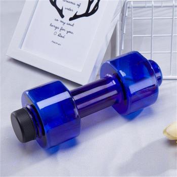 Fitness Wasserflasche 550ml Dicht Tragbar Unzerbrechlich Kunststoff Shaker Hantel Unisex 4 Farben