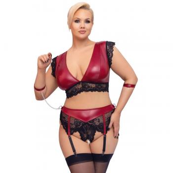 Cottelli Bondage Rot/Schwarz Queensize Set für Abenteuer